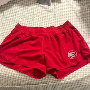 lululemon athletica Red Women's Athletic Shorts with Logo